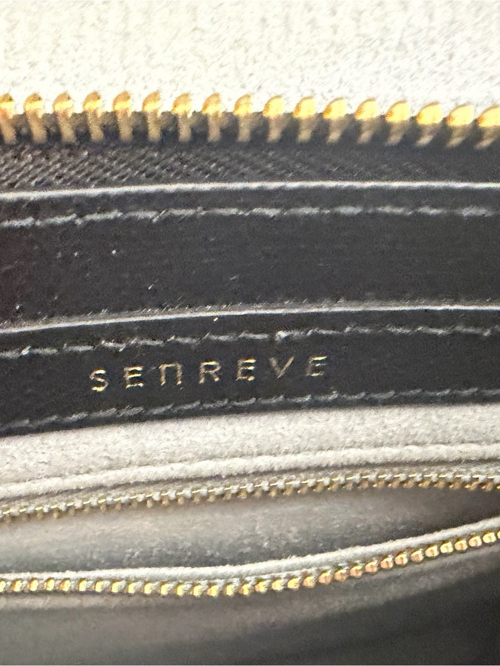 Senreve maestro Structured Black Crossbody Bag with Top Handle - Picture 7 of 8